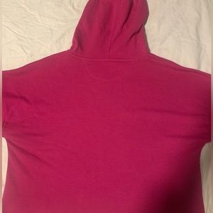 Pink Champion cropped hoodie, womens size M, brand new.